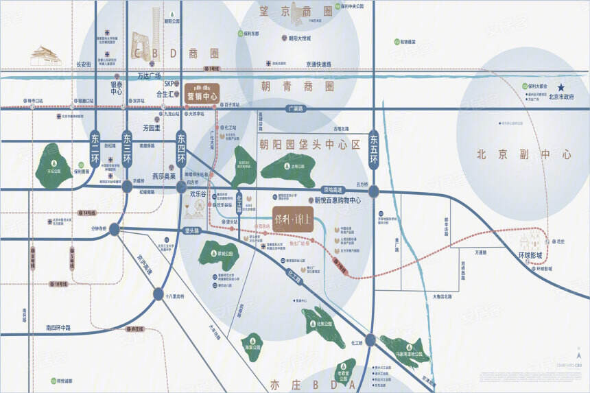 保利锦上 东四环 朝阳区临地铁 7万/㎡114-155㎡这一看，很香